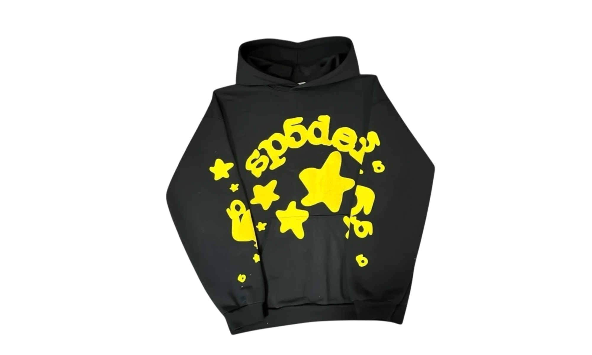 Sp5der Beluga Hoodie Onyx/Yellow (PreOwned)