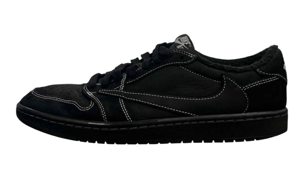 Travis Scott x Air Jordan 1 Low OG SP "Black Phantom" (PreOwned) (No Box)