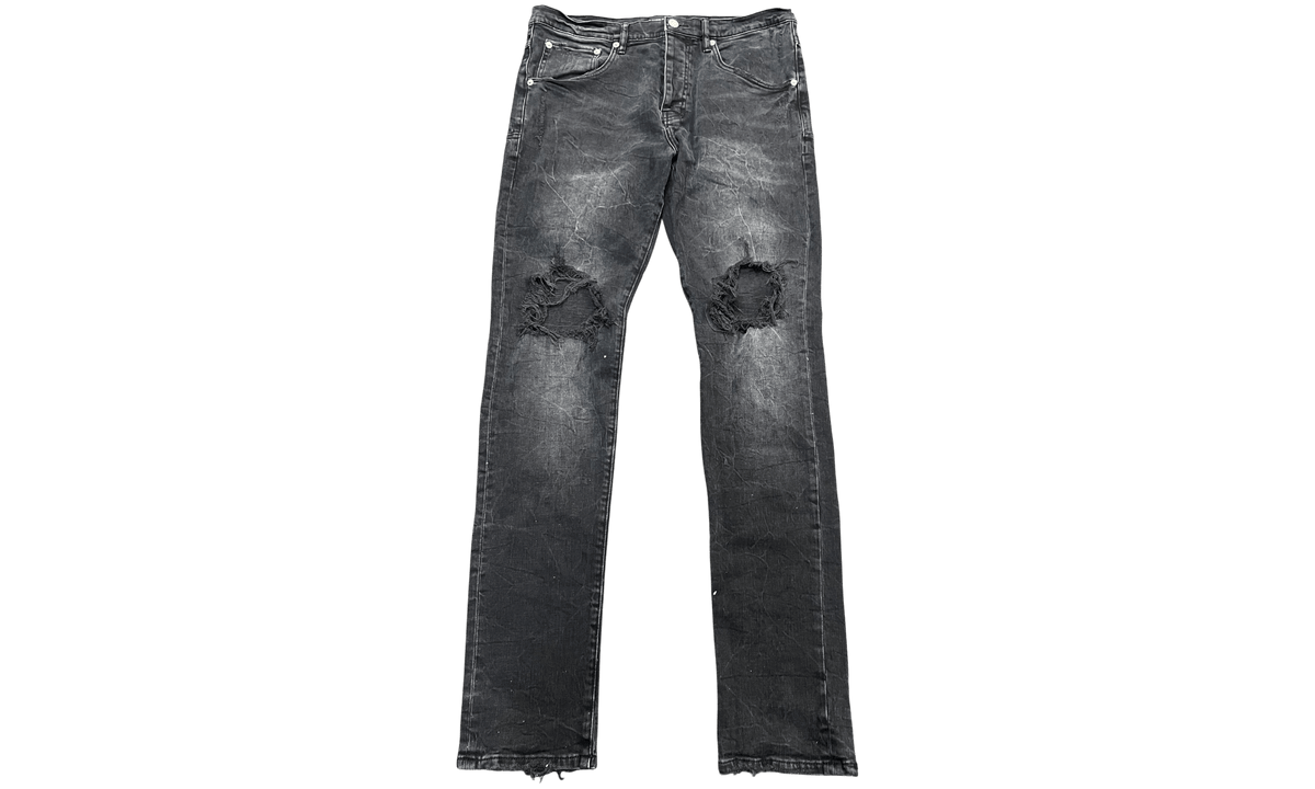 Purple-Brand P002 Black Wash Blowout Jeans (PreOwned)