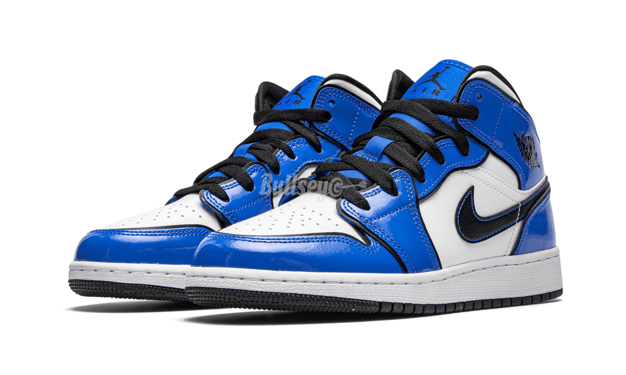 Air Jordan 1 Mid "Signal Blue" GS - Bullseye Sneaker Boutique