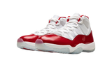 Looking to satisfy your Nike Air jordan TEEN 1 Mid Light Smoke Grey White Black woes1 Retro "Cherry" - front view