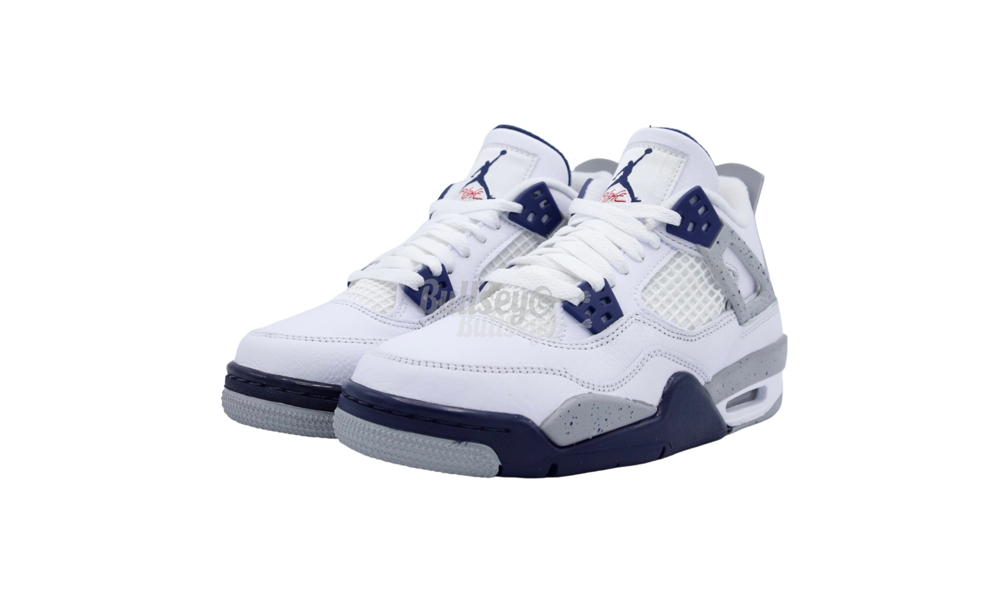 Air Jordan 4 Retro "Blanco Azul Marino Medianoche"