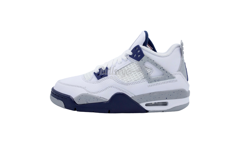 Jordan 4 retro azul top con blanco