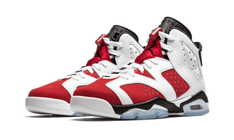 Air Jordan 6 Retro "Carmine" 2021 GS - White Oreo 4s Jordan match Sneaker tees Fly Mario