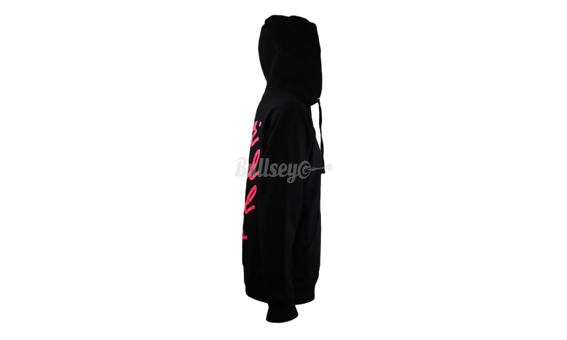 Anti-Social Club Black/Pink "Cursive" Hoodie