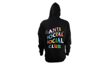 Anti-Social Club "Frenzy" Black Hoodie-Bullseye Sneaker Boutique