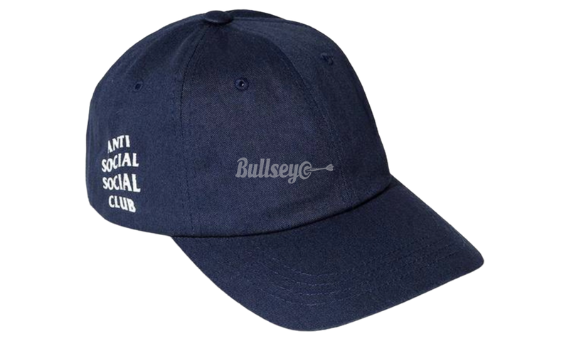 Anti-Social Club Get Weird Navy North Hat-Zegna logo patch baseball cap