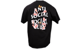 Anti-Social Club "Kkoch" Black T-Shirt-zapatillas de running Mizuno neutro minimalistas media maratón baratas menos de 60