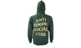 Anti-Social Club Redeemed Green/Gold Hoodie-Jessica Langes Classic Shoe Moments