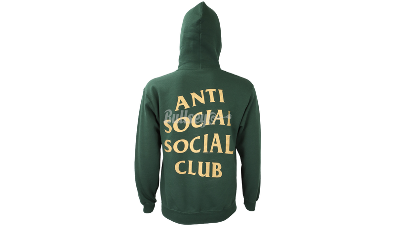 Anti-Social Club Redeemed Green/Gold Hoodie-Jessica Langes Classic Shoe Moments