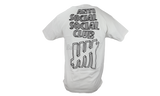 Camiseta Anti-Social Club Undefeated blanca