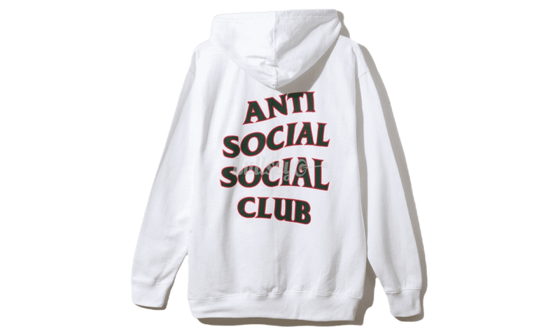 Anti-Social Club White Rodeo Hoodie-baltimores running man attacked on a run