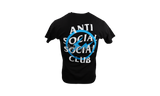 Anti-Social Club X Fragment Blue Bolt T-Shirt-Bullseye graffiti Sneaker Boutique