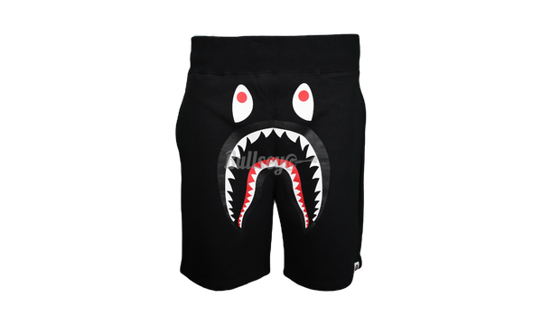 BAPE Camo Shark Shorts Black-I forgot that my mask was on for the most part