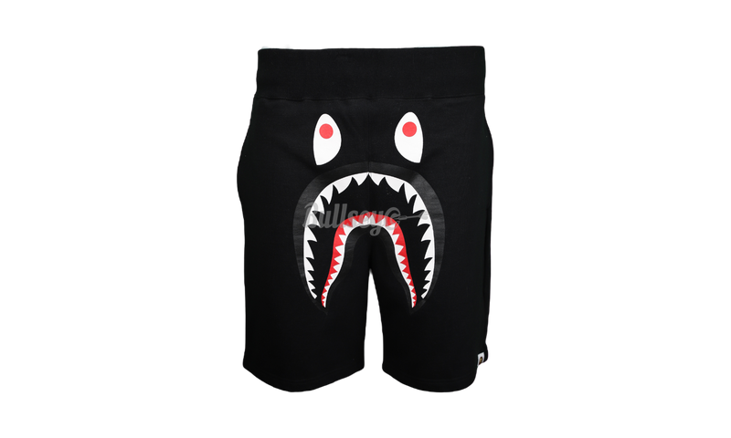 BAPE Camo Shark Shorts Black-Suede VTG Blocked Sneakers