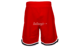 BAPE Red Basketball Sweat Shorts