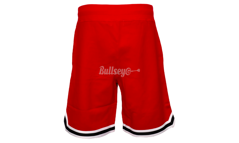 BAPE Red Basketball Sweat Shorts