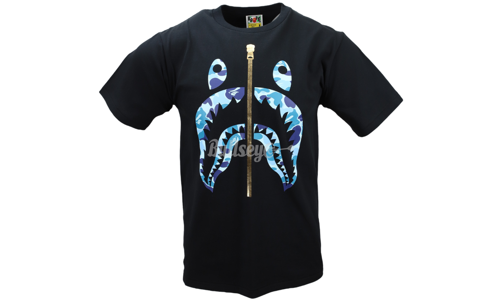Bape ABC Black CASUAL Camo Shark T Shirt Fonjep Sneakers Sale