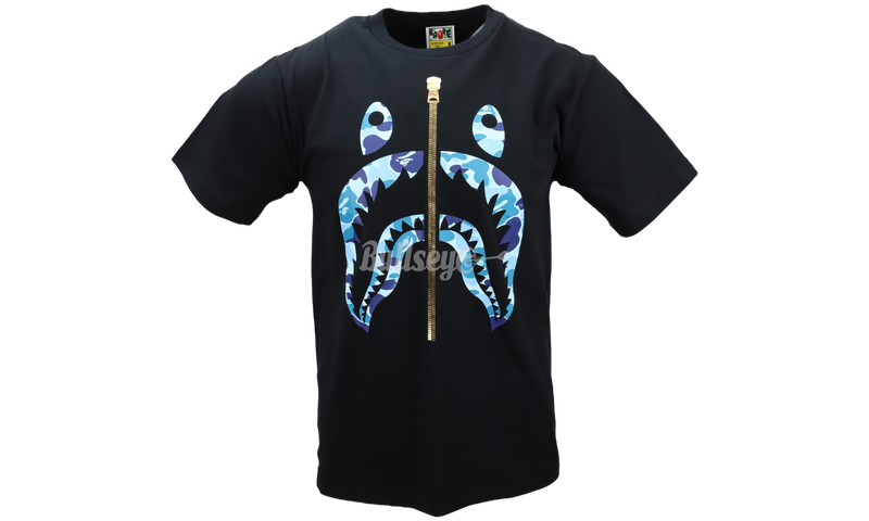 Bape ABC Black/Blue Camo Shark T-Shirt-Bullseye watch Sneaker Boutique