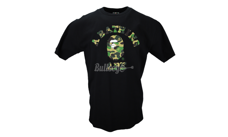 Bape ABC Black/Green Camo College T-Shirt-Sandals LASOCKI 7542-05ME Black