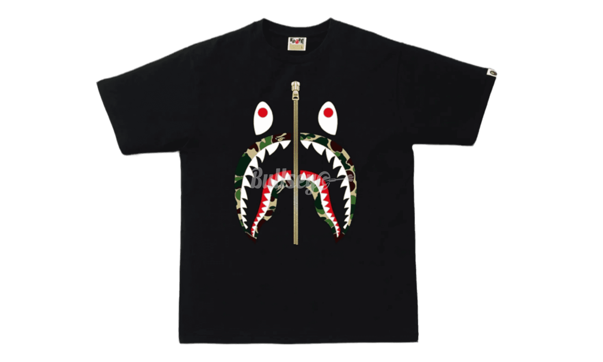 Bape ABC Black/Green Camo Shark T-Shirt-Bullseye Sneaker Boutique