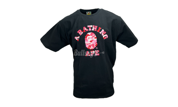 Bape ABC Black/Pink Camo College T-Shirt-Official Images Of The Air Jordan 4 GS Messy Room