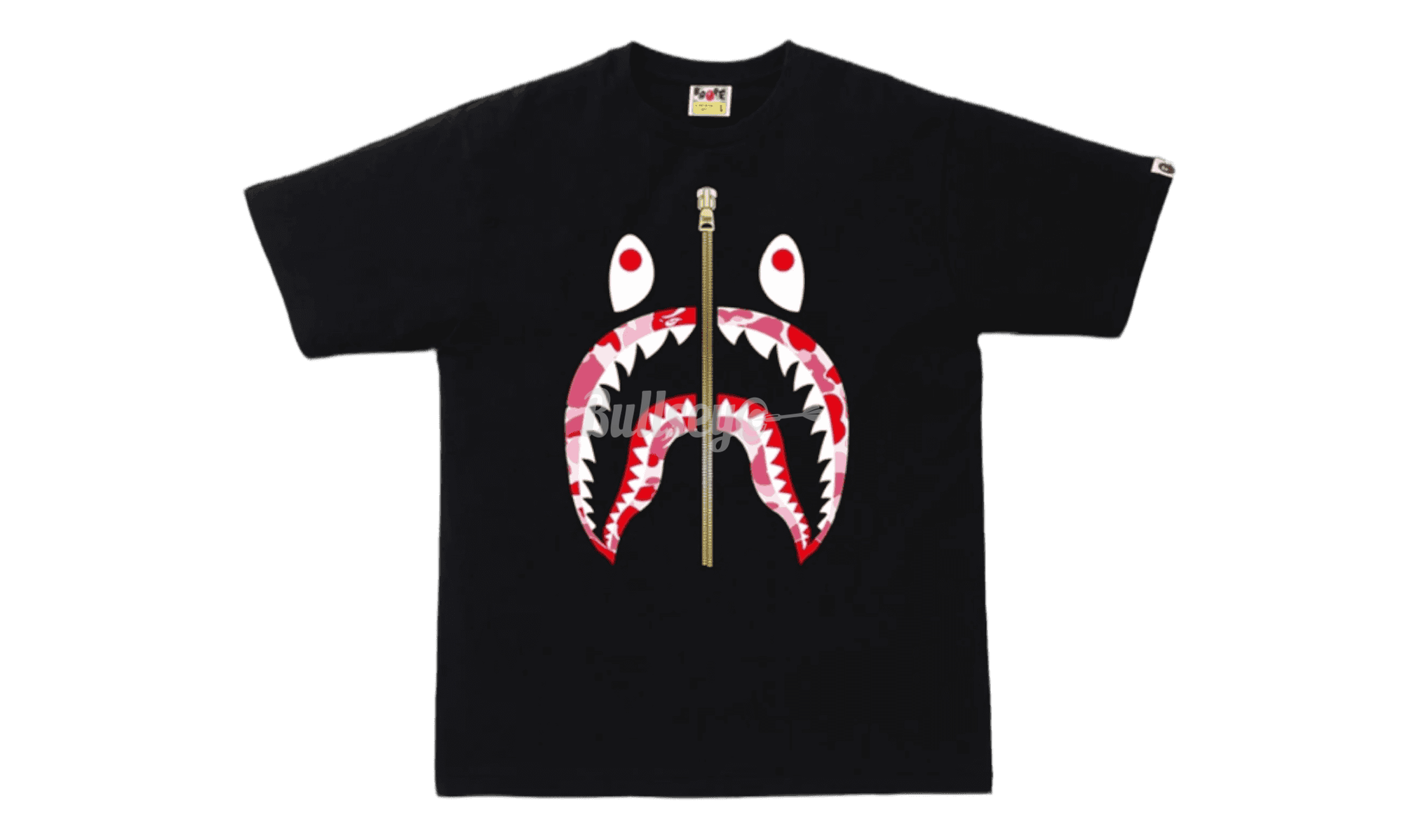 Bape ABC Black/Pink Camo Shark T-Shirt-Bullseye Sneaker Boutique