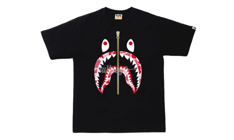 Bape ABC Black/Pink Camo Shark T-Shirt-Urlfreeze Sneakers Sale Online