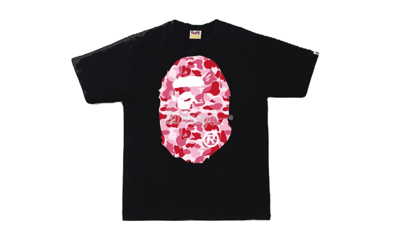Bape ABC Camo Big Ape Head Black/Pink T-Shirt-Bullseye Sneaker Boutique
