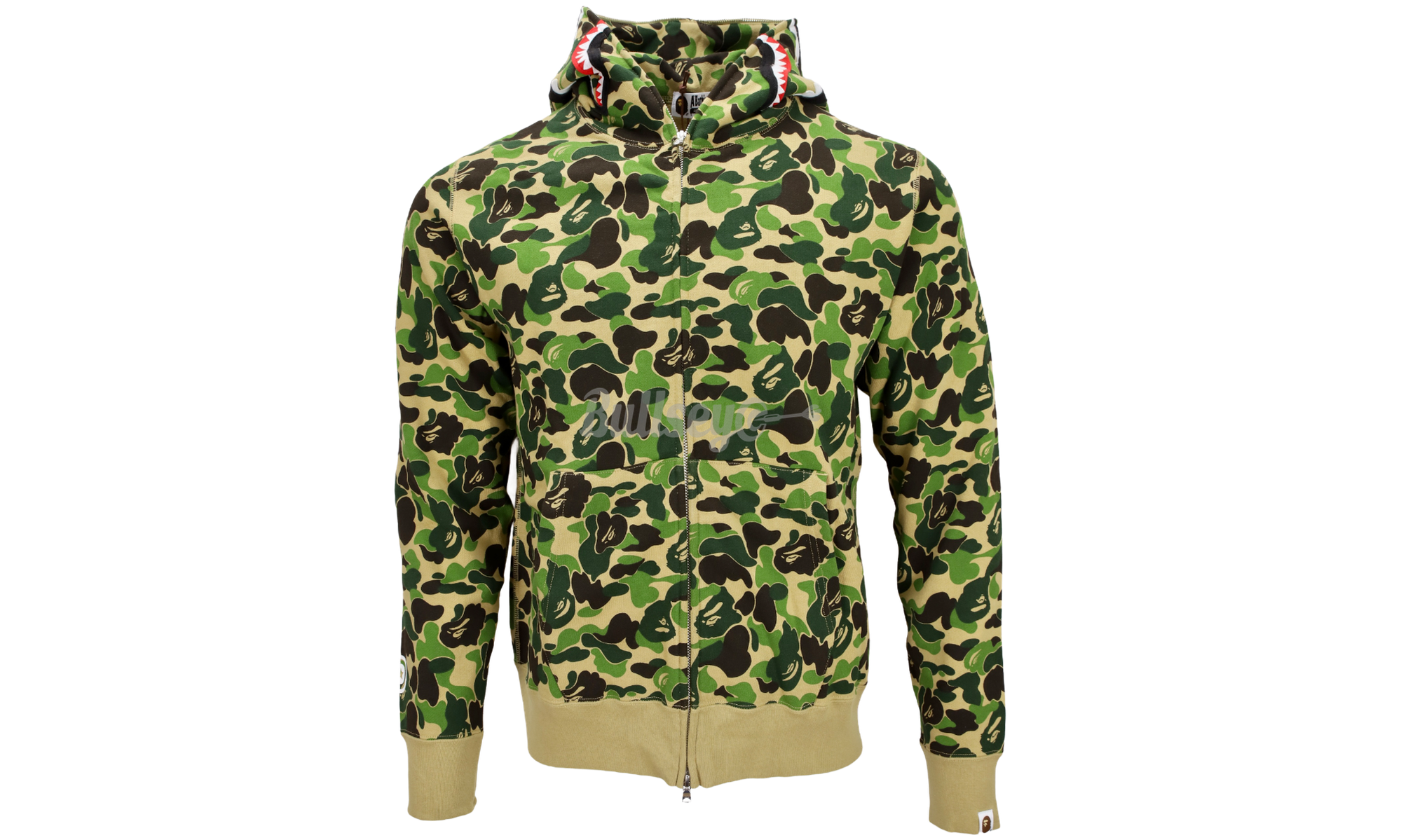 Sudadera con capucha y cremallera completa Bape ABC Blue Camo Shark