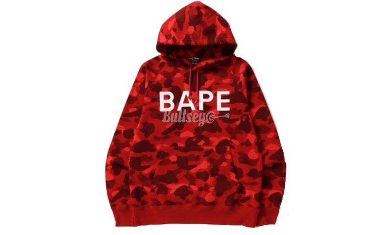 Bape Color Brand Red Pullover Hoodie-Urlfreeze Sneakers Sale Online