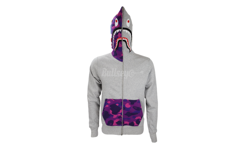 Bape Color Camo Shark Purple/Grey Full Zip Hoodie-Play baseball like a pro in the Under Armour® Kids Harper 6 Mid RM Limited Edition shoes