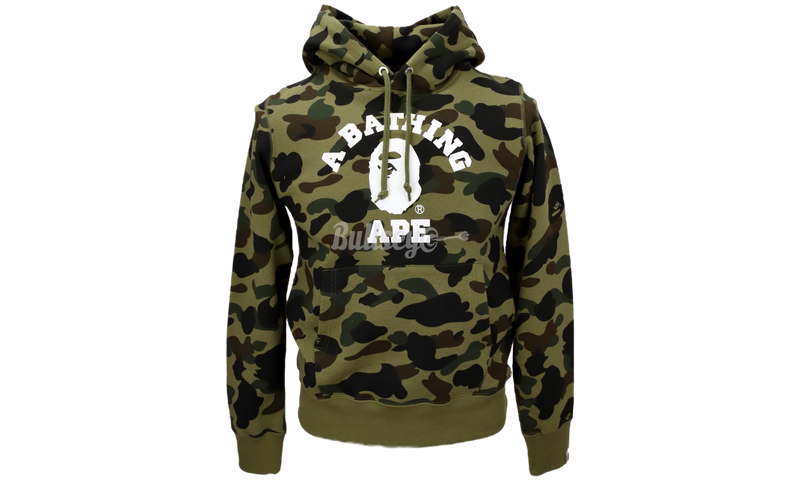 Bape FW21 1st Camo College Pullover Hoodie-These hit higher on the leg than other snow boots