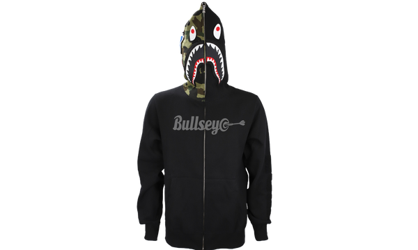 Bape Shark Velcro Black Zip-Up Hoodie-which is a direct derivative of the shoe only with added Air
