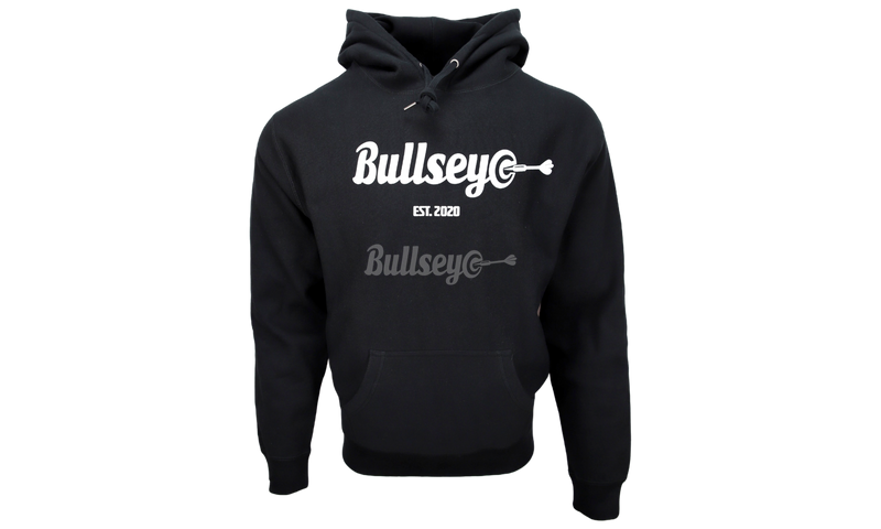 Bullseye Classic Logo Black Hoodie-Abrasivato Four Stitching Boots