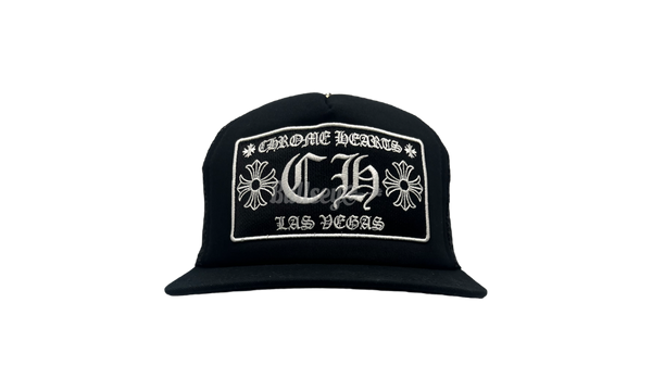 Chrome Hearts Black/White Las Vegas Trucker Hat-Bullseye Sneaker Boutique