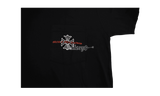 Chrome Hearts Guns N’ Roses Black T-Shirt - Faux Suede Sandal