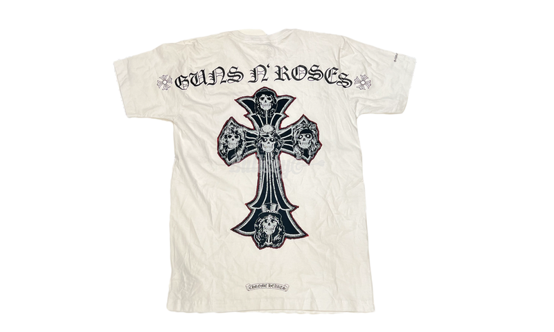 Chrome Hearts Guns N’ Roses White T-Shirt-palace adidas sale bathrobe clearance shoes amazon