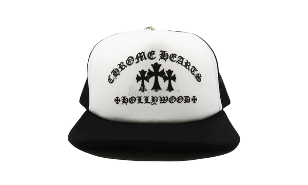 Chrome Hearts "King Taco" Triple Cross Black/White Trucker Hat-Bullseye Sneaker Boutique