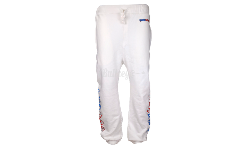 Chrome Hearts Matty Boy America White Sweatpants-Gaerne G All Terrain Goretex Motorcycle Boots