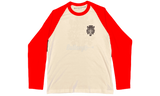 Chrome Hearts Red/White Dagger Baseball Longsleeve-Bullseye Sneaker baratas Boutique