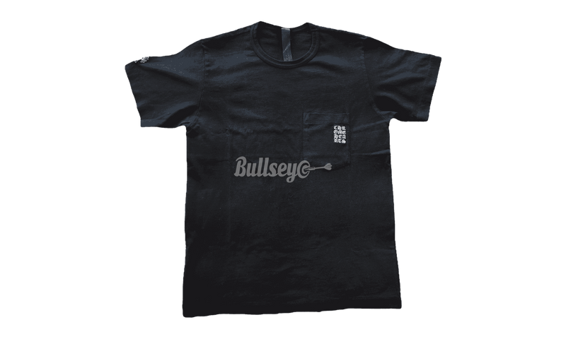 Chrome Hearts Vertical Letters Black T-Shirt-Bullseye Sneaker Boutique