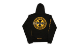 Chrome Hearts Yellow Cross Black Pullover Hoodie-Recycled Black Rubber Boots Woman
