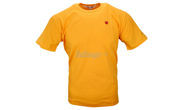 Comme Des Garcons PLAY Small Heart Orange T-Shirt-Bullseye Companion Sneaker Boutique