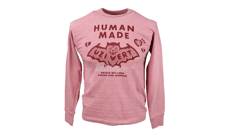 Human Made x Lil Uzi Vert Pink Longsleeve T-Shirt-UNRAVEL PROJECT Track & Running Shorts for Men
