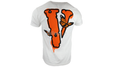 Juice Wrld x Vlone "LND Butterfly" White T-Shirt-Bullseye Sneaker Boutique