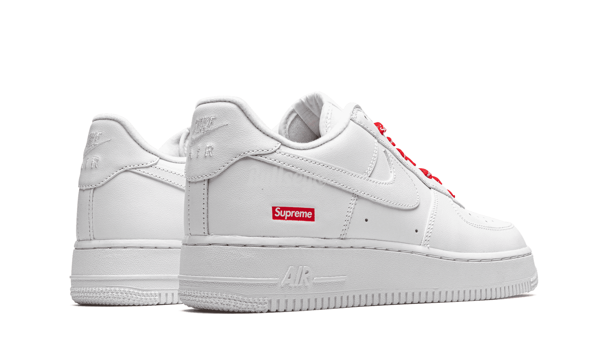 Nike Air Force 1 "Supreme" White - Bullseye Sneaker Boutique