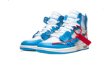 Nike The wild way to wear their Jordan 1s Retro High "University Blue" Off-White
