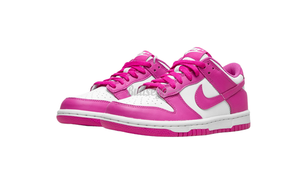 your first look at the Nike Dunk Low Grey Stone GS "Active Fuchsia"