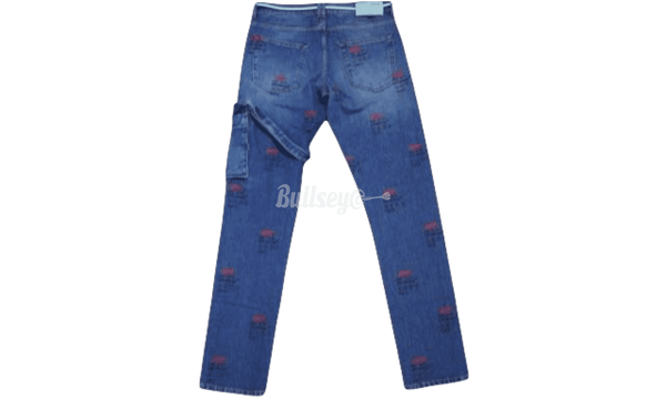 Off-White c/o Virgil Abloh Blue Denim Jeans - Bullseye Sneaker Boutique